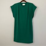 Nation Ltd  Verdant Green Crewneck Cap Sleeves T-Shirt Mini Dress Size Small Photo 2