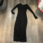 Aerie  Classic Black Long Sleeve Dress Photo 1