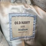 Old Navy Plaid Peacoat Gray Blue Size Medium Photo 6