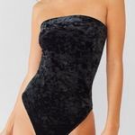 Urban Outfitters Black Velvet Bodysuit Photo 1