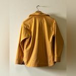 Madewell Brushed Herringbone Knit Shirt Jacket in candle flame color Photo 14
