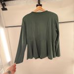 Lane Bryant  Dark Green Zip Front Peplum Jacket Womens Plus Size 18 Photo 3