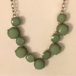 The Limited  Gold Tone Seafoam Green Stone Statement Necklace Photo 2