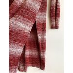 Wonderland by Orange Size Medium Sweater Cardigan Duster Red White Long Sleeve Photo 7