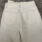 Abercrombie & Fitch Women's Cream Straight Leg Jeans Photo 9