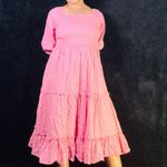 JessaKae Blush Long Sleeve Dress Pink Size L Photo 0