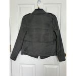 BB Dakota  Double Agent Cropped Trench Jacket Size XS Open Front Military Classic Photo 3