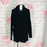 Cyrus 🔥5 for $25 sale🔥 DEVOTION BY  NWT black Cowlneck Ribbed Tunic Sweater Photo 5