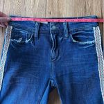 Anthropologie Pilcro Slim Boyfriend Crop Striped Jeans Size 26P Photo 3