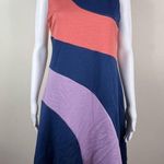 Hutch Fit and Flare Sleeveless Color Block Dress (M) Photo 1