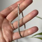 Sterling Silver Herringbone Chain Bracelet Snake Minimalist Unisex Everyday Photo 1