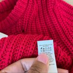 Lucky Brand  Red Cable Knit Sweater Photo 6