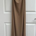 Princess Polly Strapless Tan Dress Photo 0