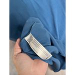 Eileen Fisher Tencel Viscose Crepe Shift Dress Short Sleeve Small Blue Photo 8