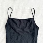 La Blanca  Classic Square Neck Black Bathing Swimsuit Low Back Skinny Strap 14 Photo 13