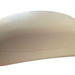 Michael Kors  White Oversized Textured Hardshell Clam Sunglasses Glasses Case Photo 2