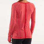 Lululemon  Womens Run Team Spirit Long Sleeve Currant size 8 Photo 7