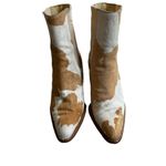 Beverly Feldman Cowhair Western Boots Tan Size 6.5 Photo 3