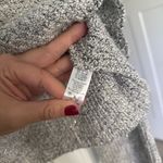 Marie Oliver  Gray Sweater Metallic Wide Sleeves Crewneck Pullover Photo 2