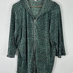 cj banks Jacket Womens 2X Animal Print Sequin Hooded Whimsigoth Fairy Grunge Photo 0