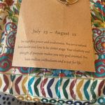 Leo Zodiac Necklace Gold Tone Pendant Glitter Disc Horoscope Jewelry Gift Photo 2