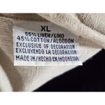 basic editions  Women's Beige Linen Single Breasted Blazer & Skirt 2 Pc's Suit XL Photo 8