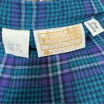 Pendleton Vintage Wool Pleated Plaid Skirt Photo 7