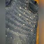 Vocal Size Large 28” Waist Women’s Rhinestone Pearls Bedazzled Jeans Denim Jean Photo 5