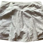 Lululemon Pace Rival Mid-Rise Skirt Terrazzo Marble Silver size 2 EUC Pickleball Photo 1