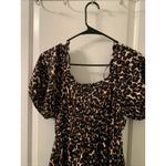 Who What Wear Women's Leopard Print Dress Size Medium Photo 8