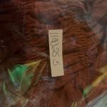 Lush Clothing Lush Rosewood Textured Boho Tie Neck Ruffle Sleeve Cotton Blouse Shirt Small Photo 8