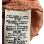 Free People No Limits Boho Plaid Linen Button Up Shirt L Photo 14