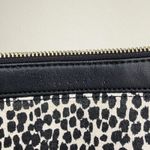 Black and white cheetah print crossbody purse, boho chic hippie animal print Photo 7