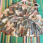 Patrons of Peace Floral Tie Shoulder Ruffle Swing Cami Top size S Photo 6
