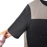 Helmut Lang  Color block Wool Bateau Neckline T-Shirt Size Large Photo 2