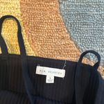 LA Hearts PacSun L.A. Hearts Black Ribbed Spaghetti Strap Sweater Crop Tank Top Size Small Photo 1