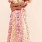 Rococo Sand Avana Ombré Leopard Maxi Dress Size Medium White Photo 0