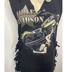 Harley Davidson  Motorcycles Custom Embellished T Shirt Pearls Vintage Small Photo 2