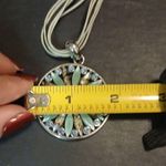 Lia Sophia  silver tone floral pendent necklace Photo 9