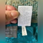 Jaclyn Smith Vintage 2002 Studio teal Asian print maxi slip dress, size medium Photo 10