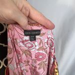 Coco + Carmen Colorful Floral Print Vneck Empire Waist Boho Blouse Size S/M Photo 5