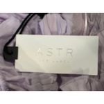 ASTR The Label Women's Lavender Pintuck Tie Front Crop Top Ruffle L NWT Photo 9