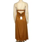 COS  ATELIER Cutout Slip Maxi Dress, Terracotta, 12 (US) Photo 7