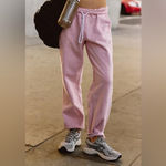 Free People Movement NWT  For The Win Joggers Size: s Color: Candy Pink Heather  $98 Retail Sold as is no refunds returns or cancellations Photo 3