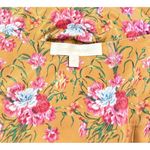 Love Shack Fancy Dress Brown Bennington Floral Puffed Mini A Line Babydoll Size 4 Photo 3