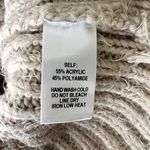 Lulus  Beige Wide Neck Knit Pullover Sweater Photo 5