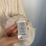 Free People  Large High Tide Cable Knit Tank Cream Fall Boho Minimal Fisherman Photo 4