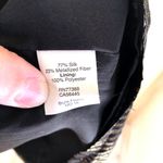 Madewell  EUC Women's Silk Blend Metallic Stripe Cami Tank Top Black Gold Size 0 Photo 5