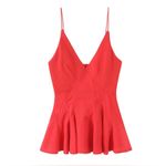 ZARA  PEPLUM TOP WITH POPLIN MATERIAL Photo 2