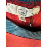 easel Size S  Mixed Print Paisley Jersey Top in Boho Red Photo 7